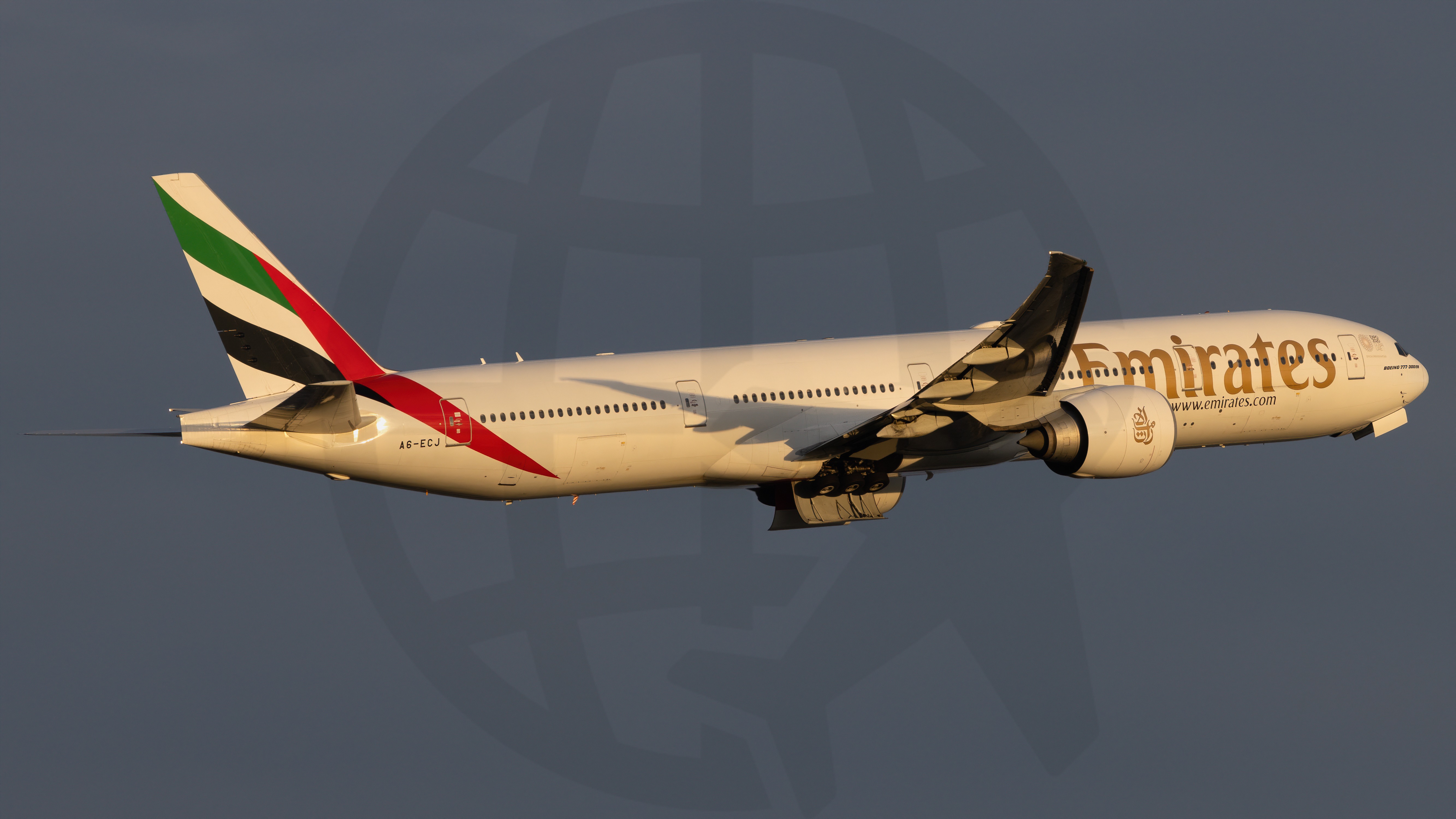 Photo of A6-ECJ - Emirates  Boeing 777-300ER