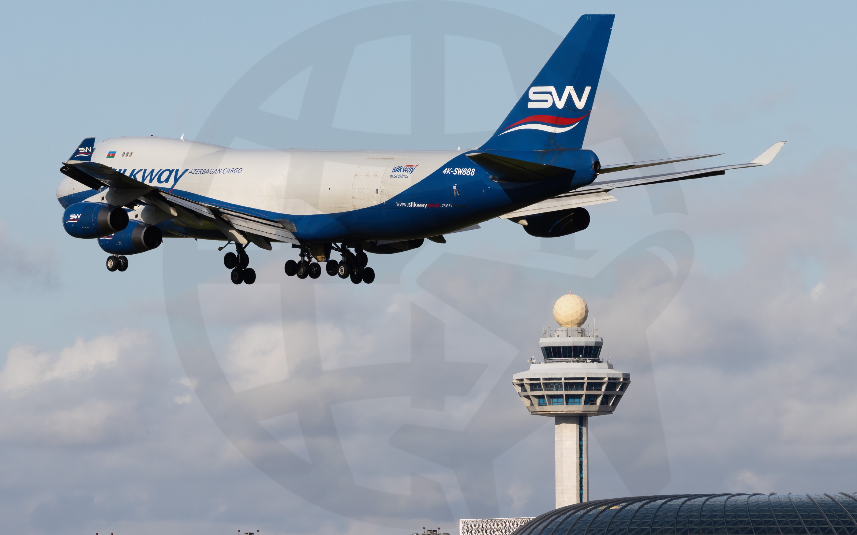 Photo of 4K-SW888 - Silkway West Airlines 747-400F by 