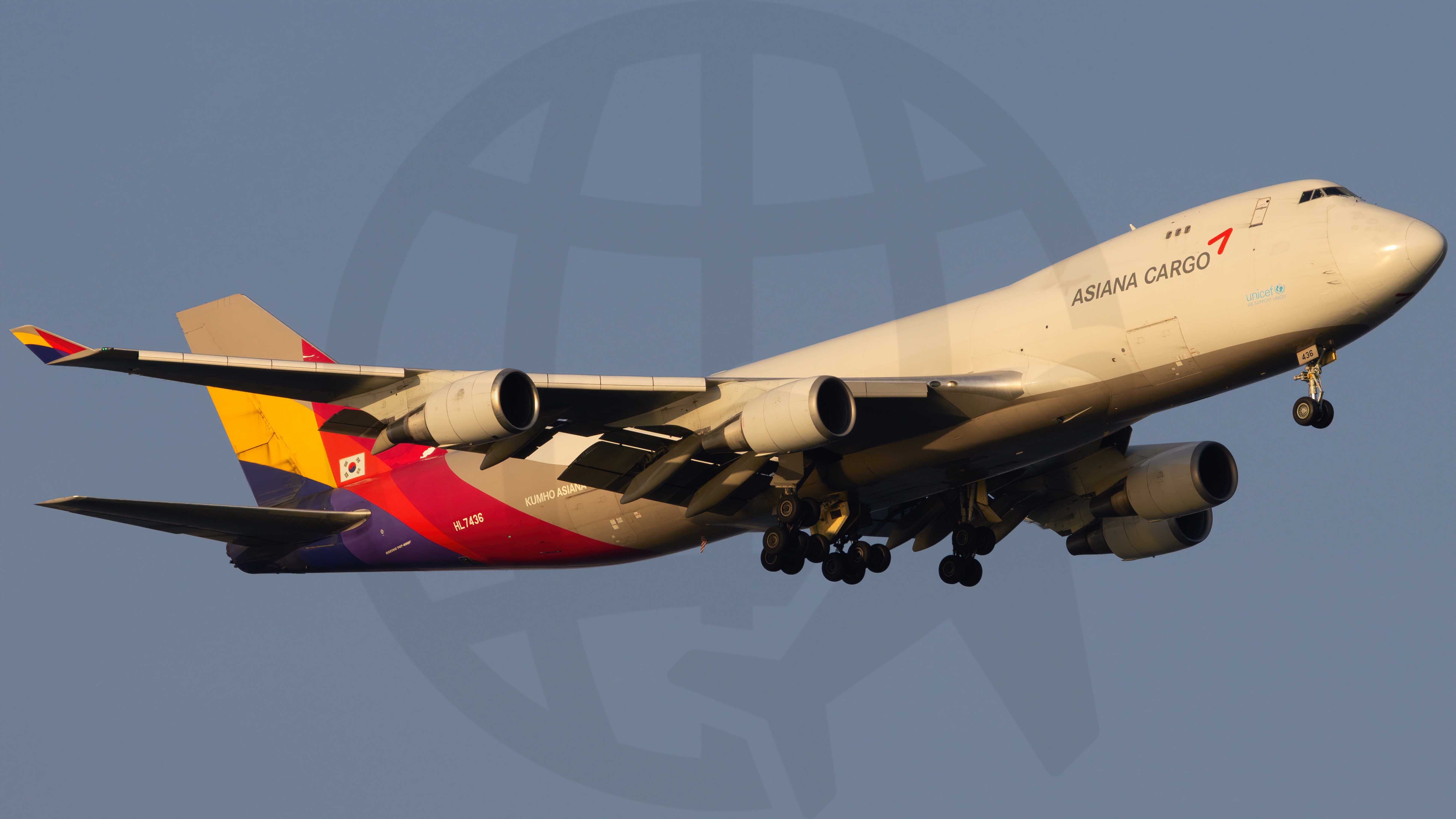 Photo of HL7436 - Asiana Cargo Boeing 747-400F by 