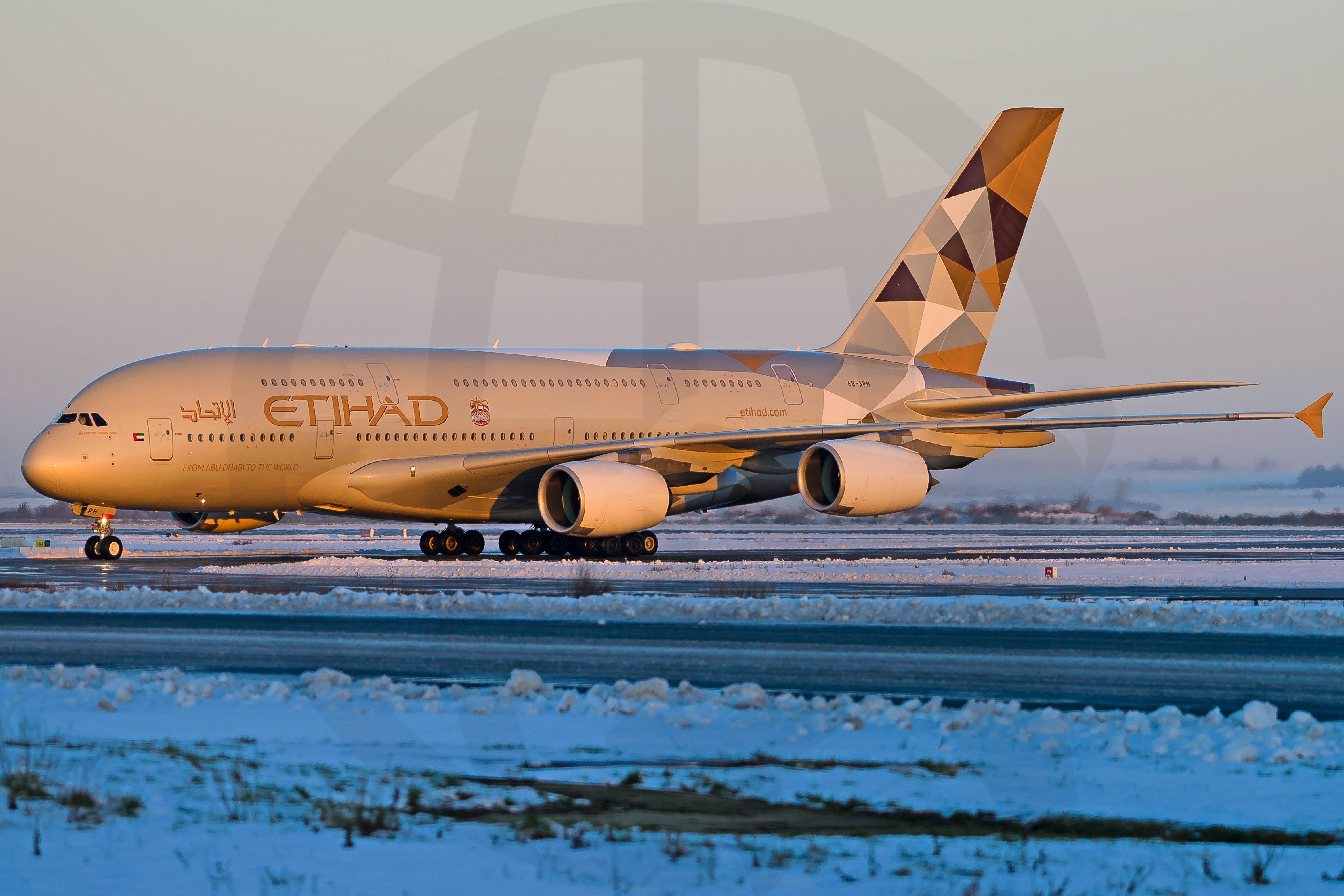 Photo of A6-APH - Etihad Airways Airbus A380-800 by 